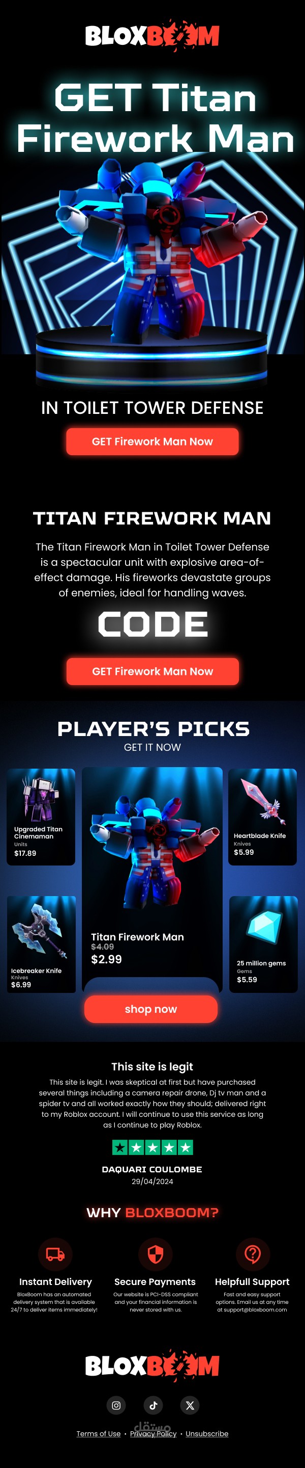 I have designed the home page for bloxBoom