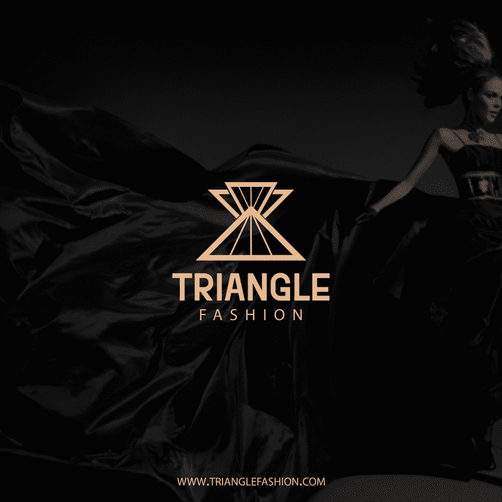 تصميم شعار | Triangle Fashion