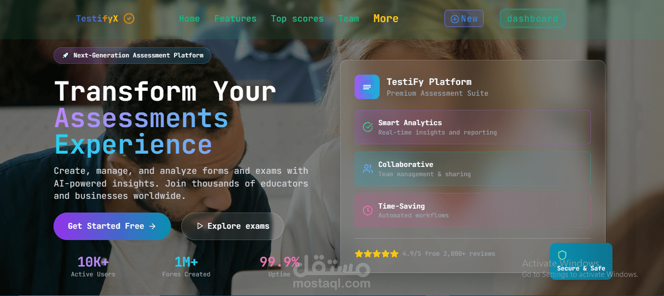 Testify – Modern Testing Management System