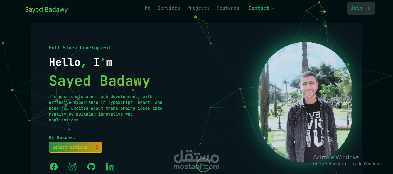 منصتي الشخصية – بورتفوليو متكامل يعكس خبرتي | My Personal Platform – A Complete Portfolio Showcasing My Expertise
