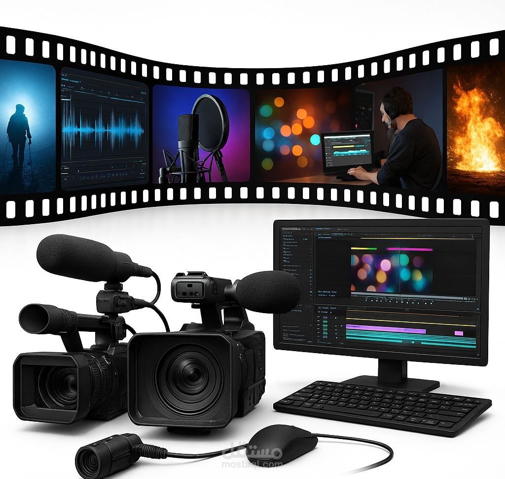 مونتاج فيديوهات يوتيوب وجميع الانواع