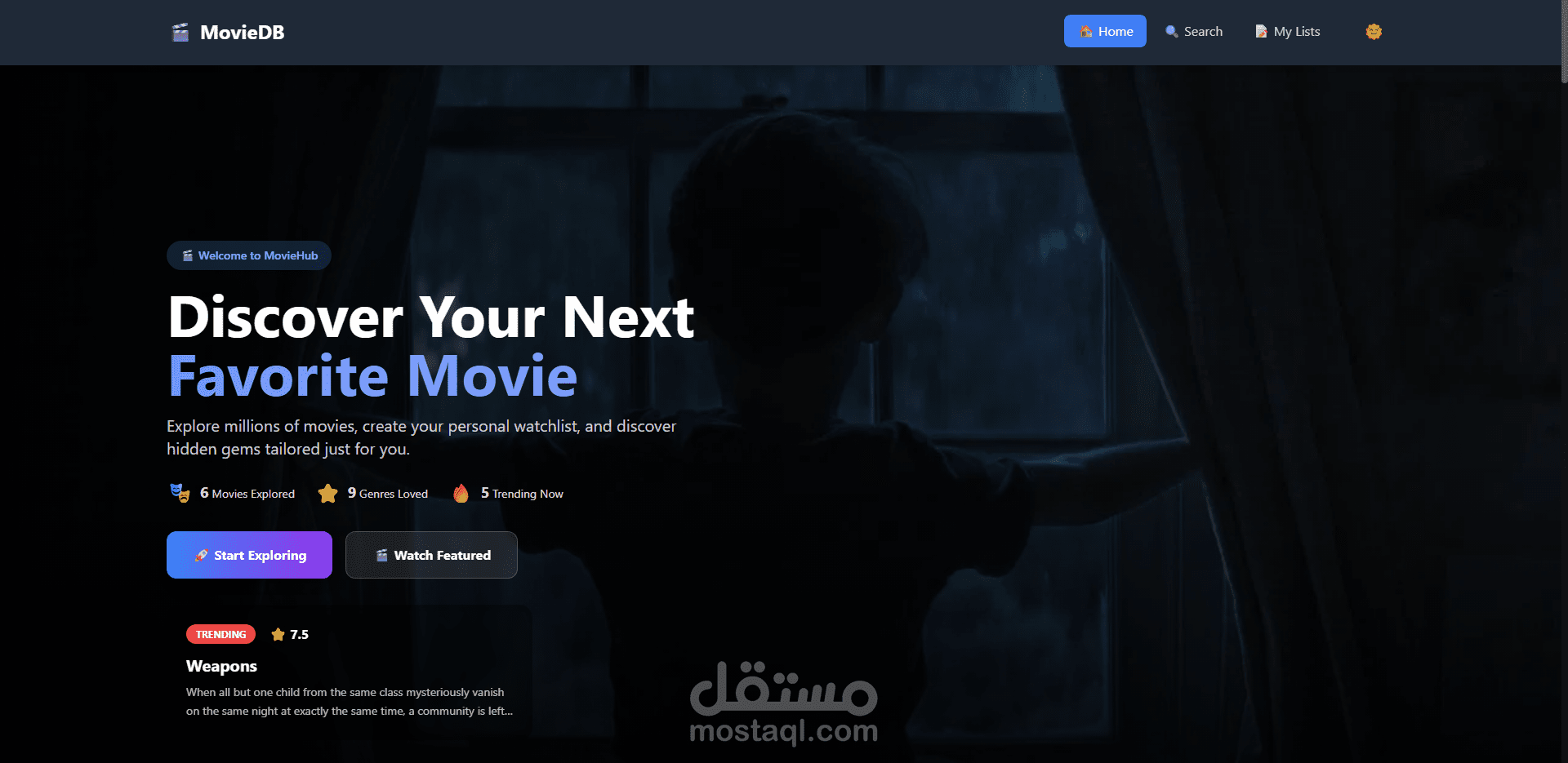 MovieHub – Responsive Movie App