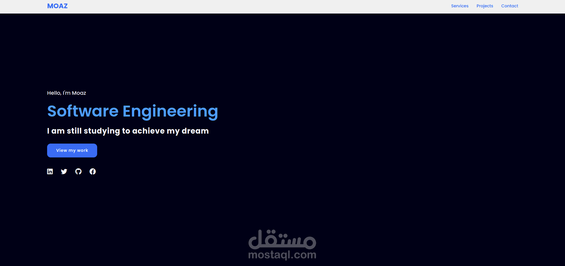 صفحة هبوط (landing page protofilo)