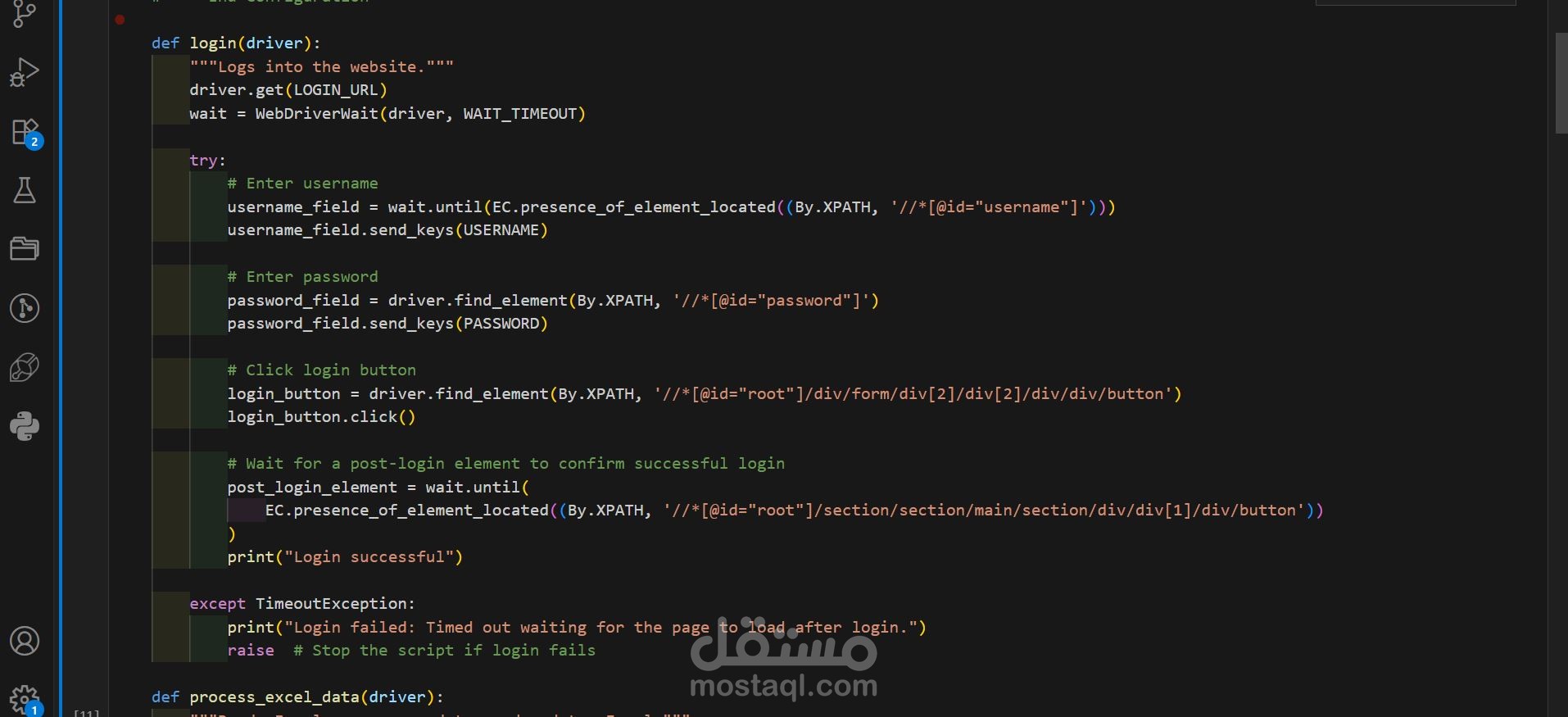Automated Web Form Filling from Excel using Python