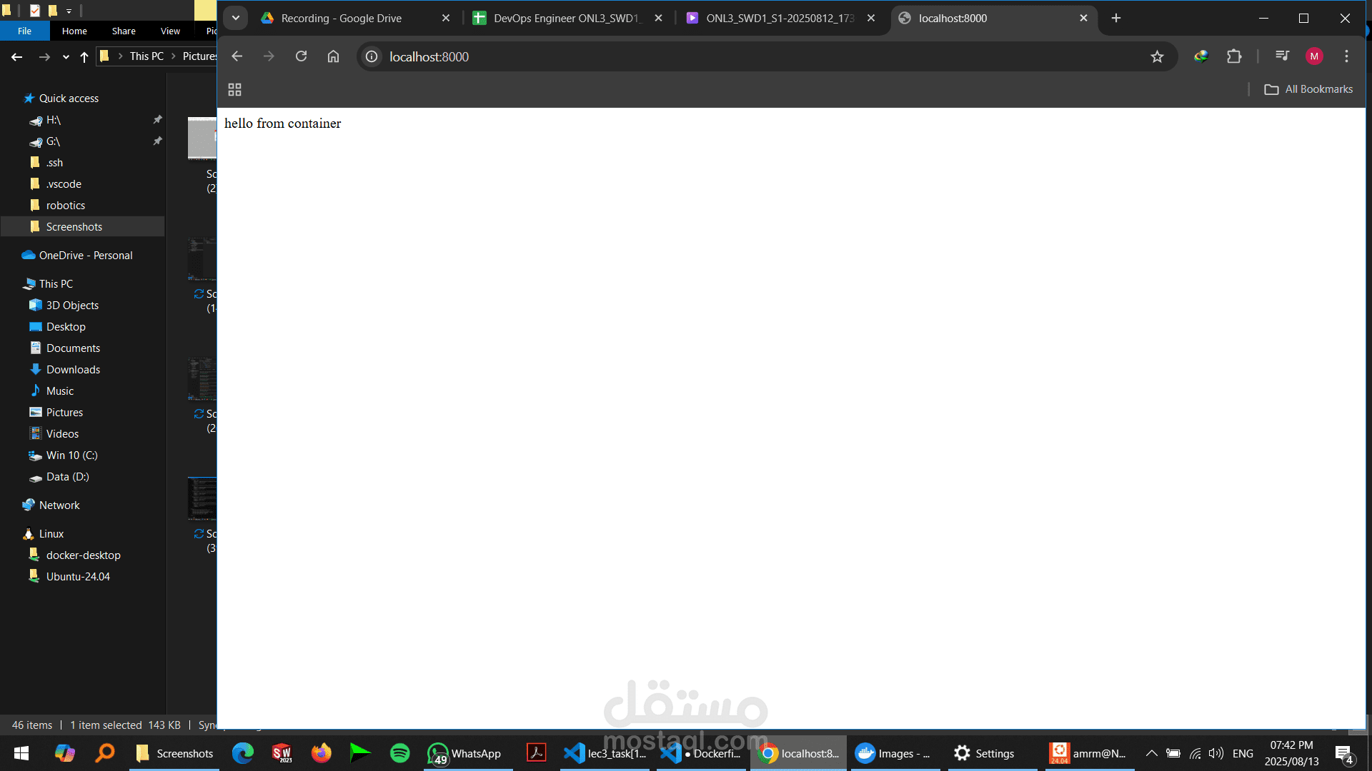 TypeScript/Express API that **must** be containerized twice