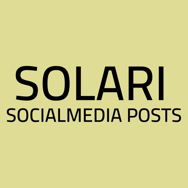 Social Media Posts ( SOLARI )