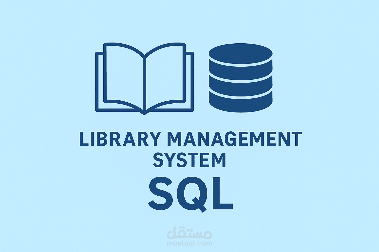نظام إدارة مكتبة باستخدام SQL
