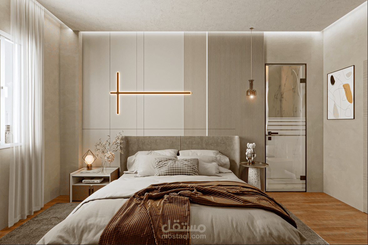 تصميم داخلي كامل لوحدة سكنية , الاسكندرية