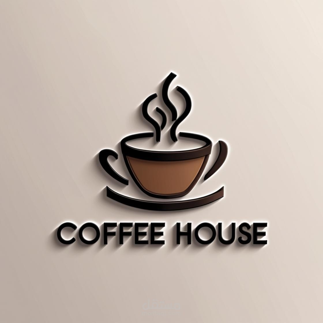 شعار لمتجر قهوة اسمه Coffee House
