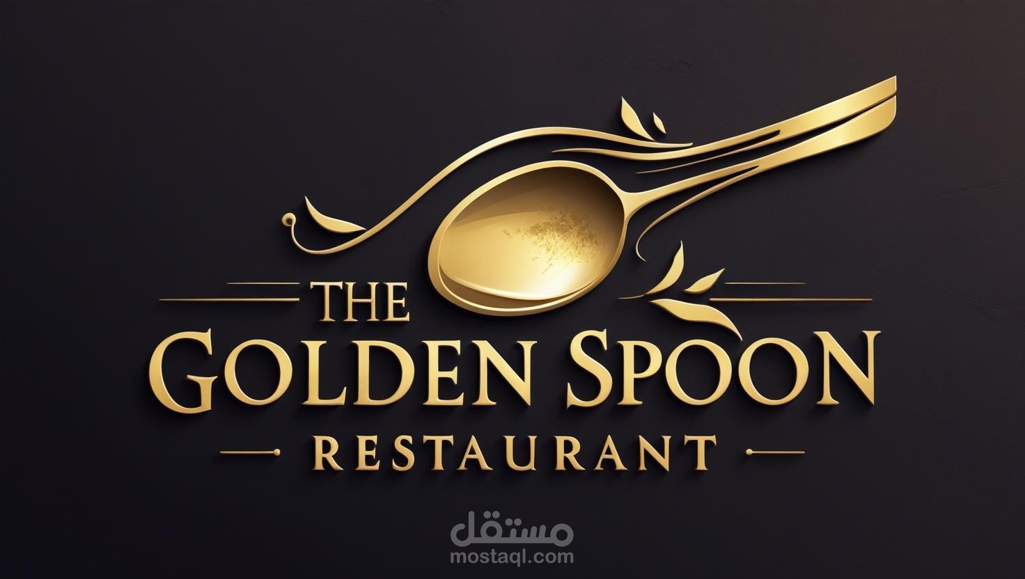 شعار لمطعم Golden spoon