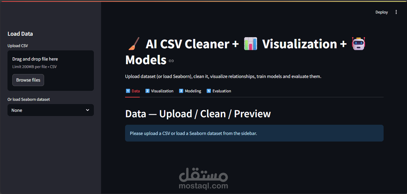AI-Powered CSV Cleaner & ML Model Builder with Streamlit