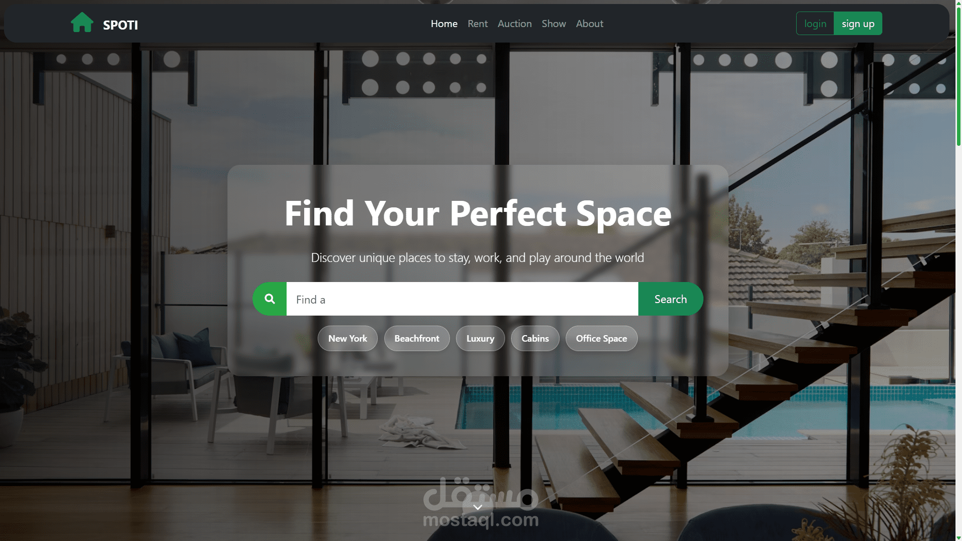 real state web (rent)