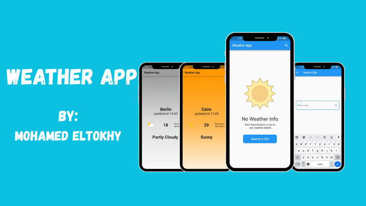 Weather App – تطبيق الطقس باستخدام Flutter