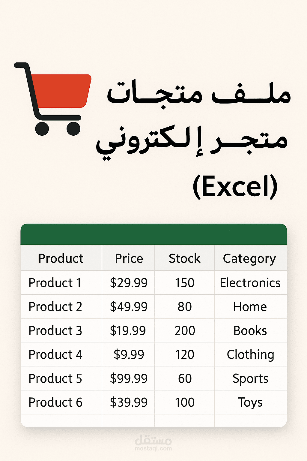 إدخال منتجات متجر إلكتروني (WooCommerce)