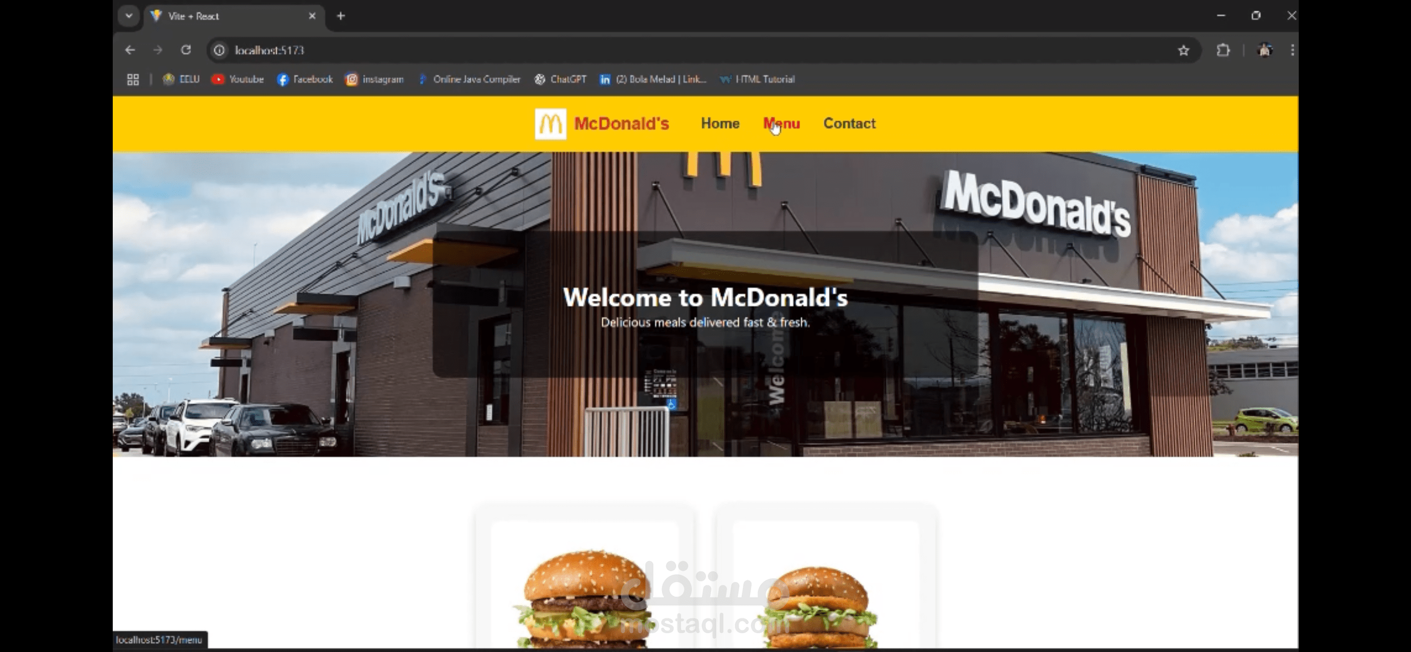 McDonald's Website