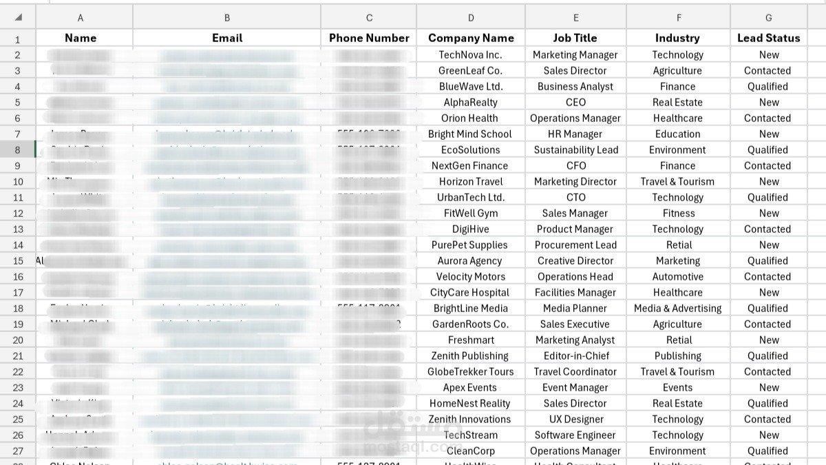 CRM,Lead Entry, Data Cleaning