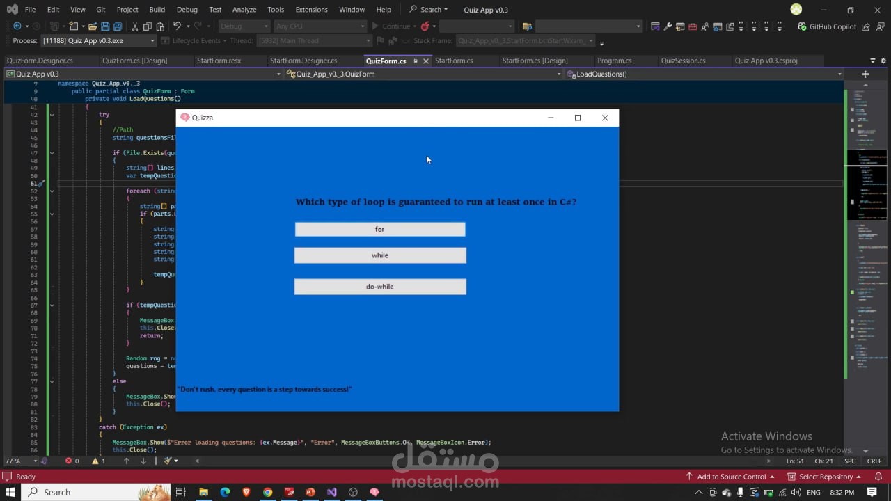 Quizz App (Opp Project)