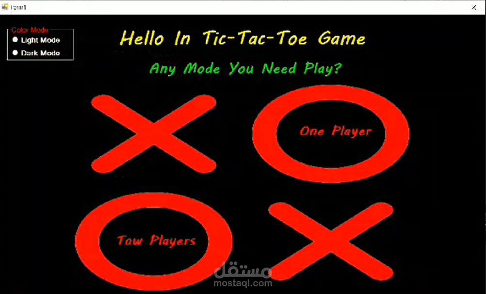 tic-tac-toe Game
