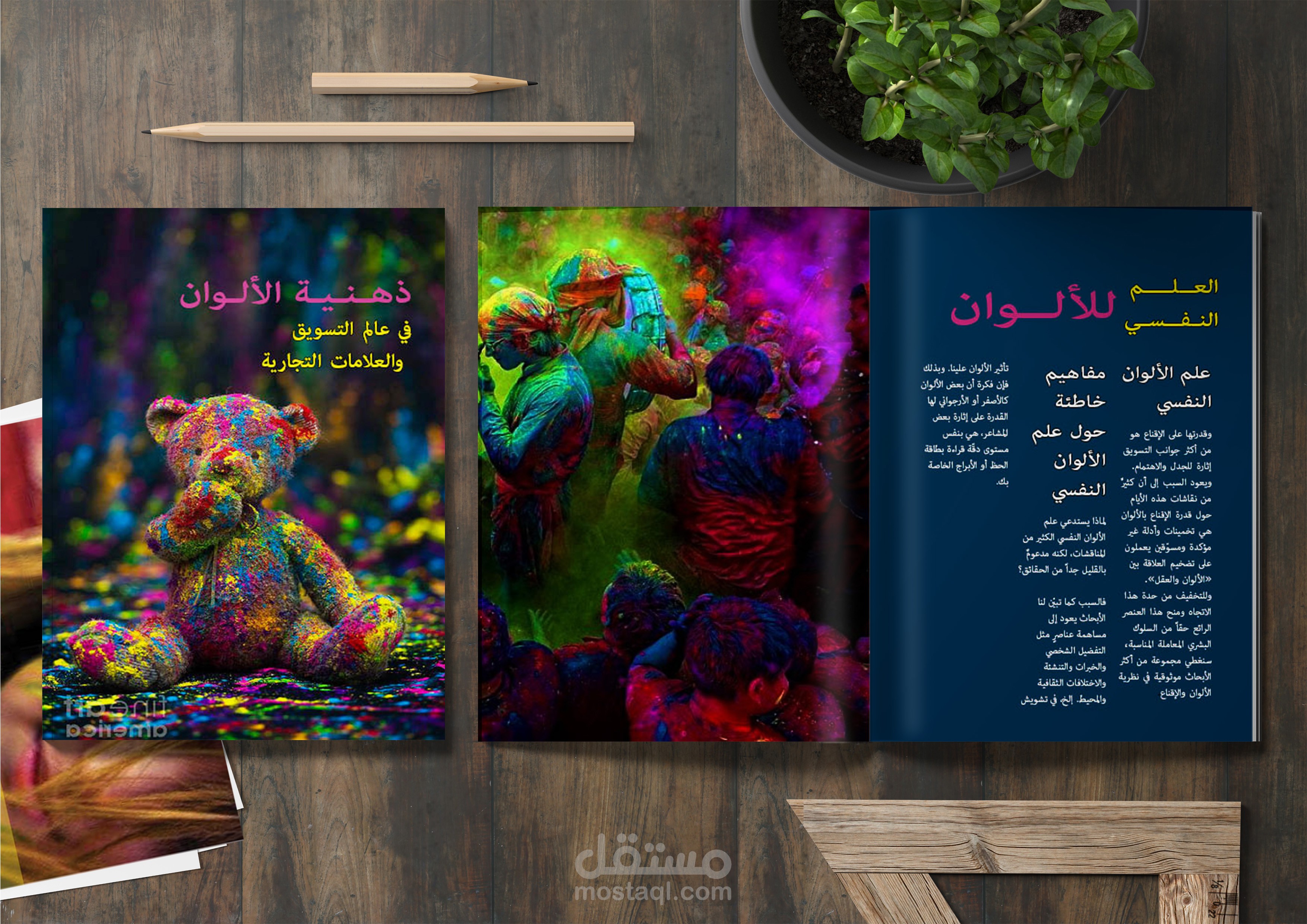 تصميم مجلات وكتب