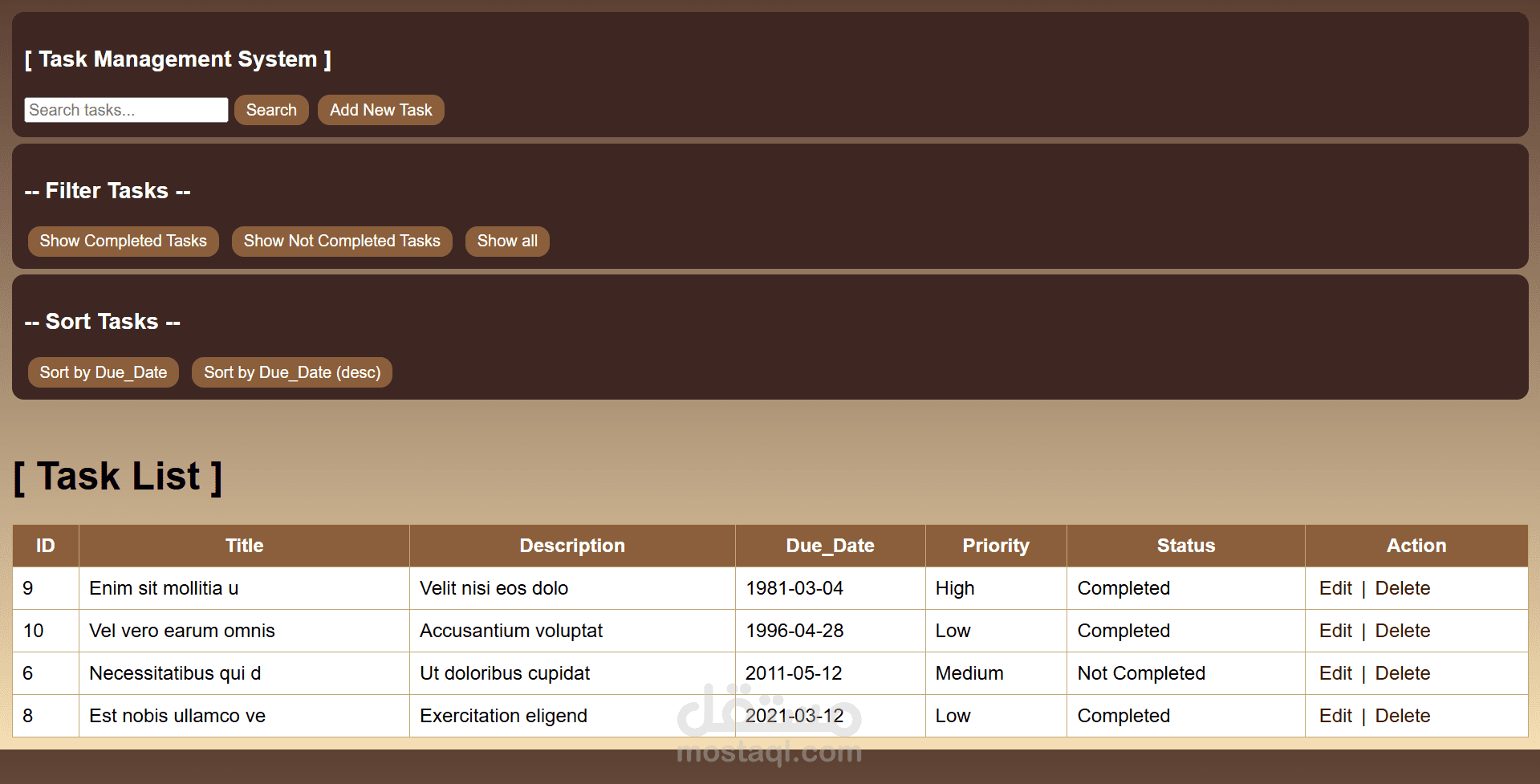 Enhanced To-Do List Web Application