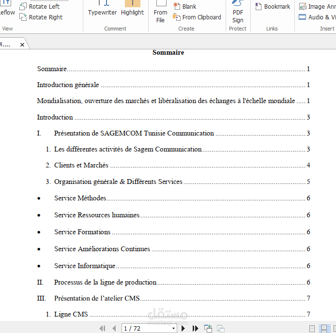 تنسيق تقرير احترافي (Rapport) باستخدام Microsoft Word