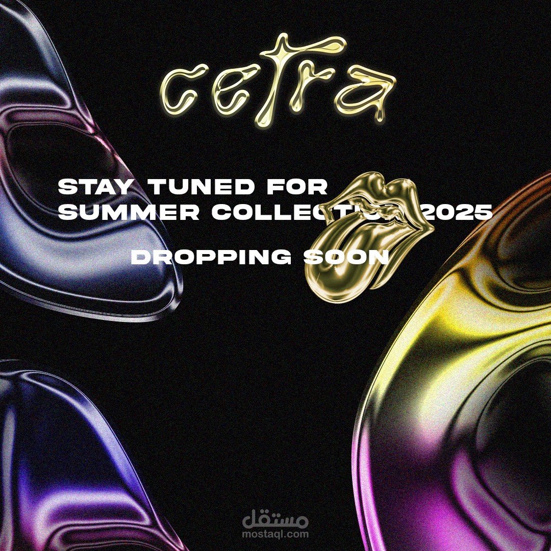 T-shirt design for an Egyptian brand (cetra) And design a social media post for the genz category