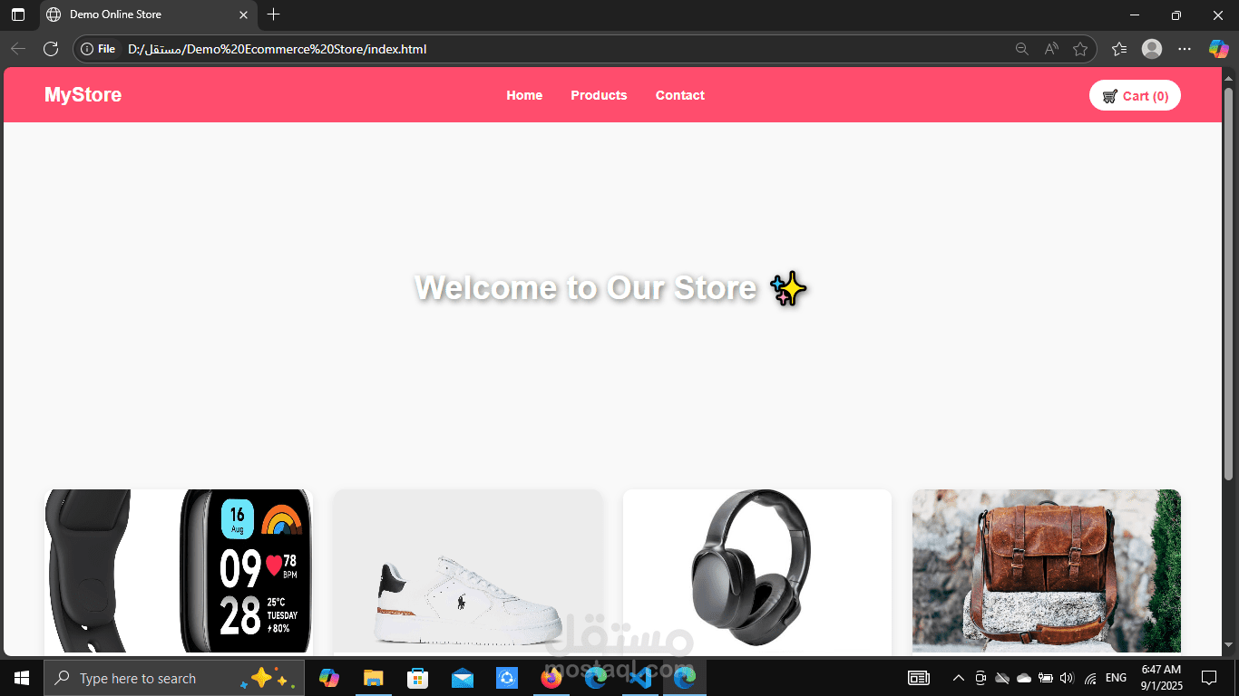 Demo Ecommerce Store