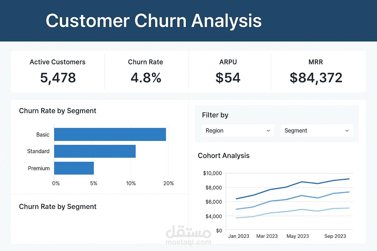 Power BI Project: Customer Churn Analysis