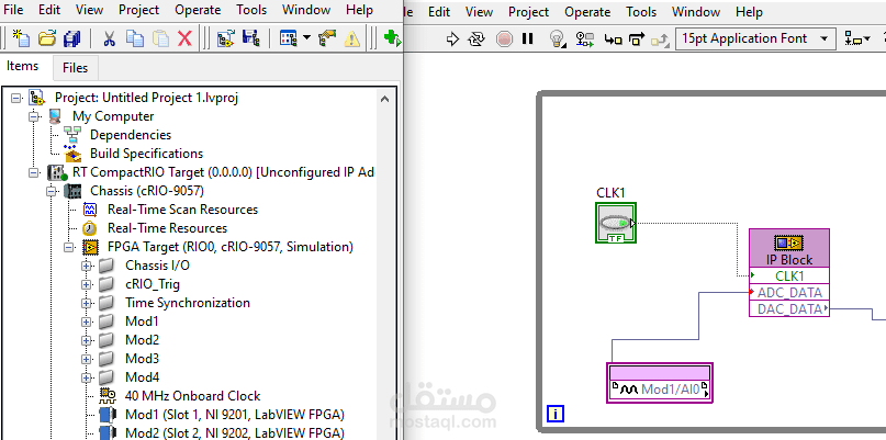 control system using labview FPGA