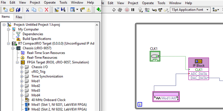 control system using labview FPGA