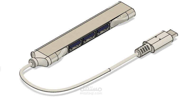 USB C hub design using Fusion 360
