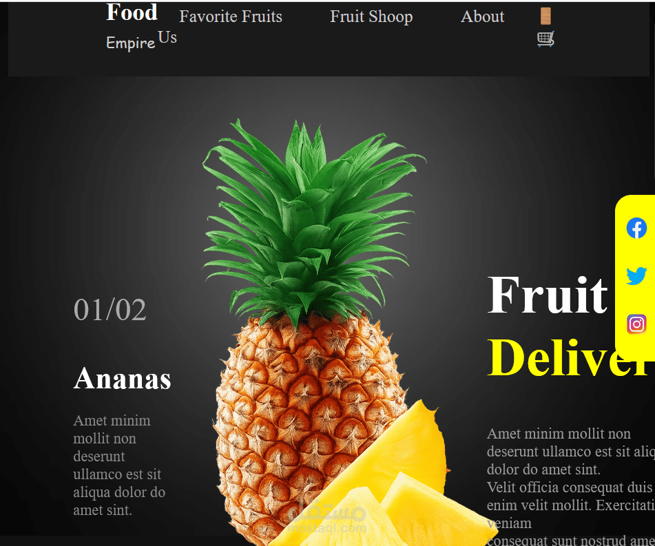 food menu