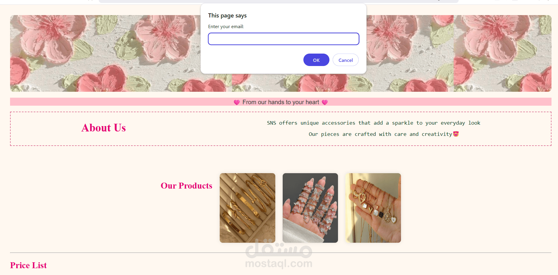 SNS accesories