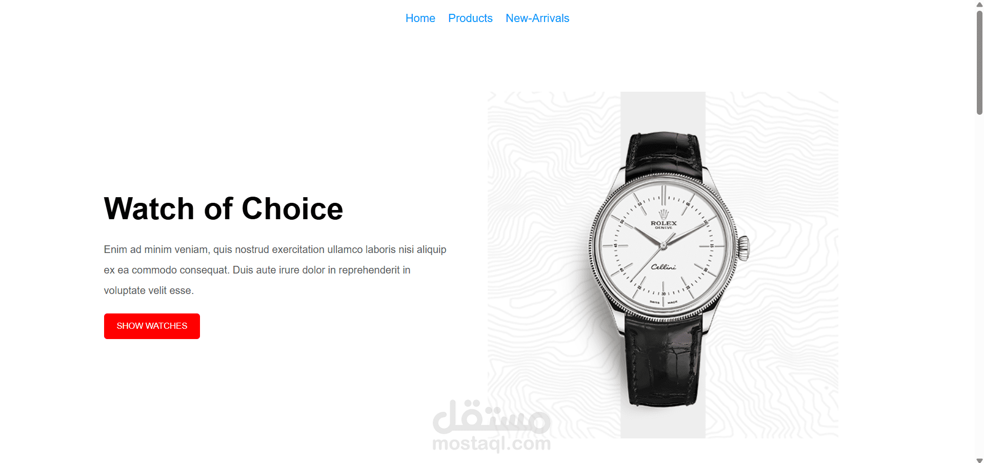 watches website