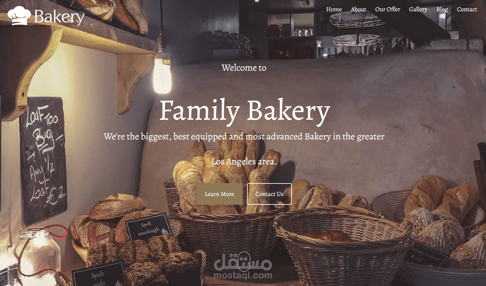 Bakery Website