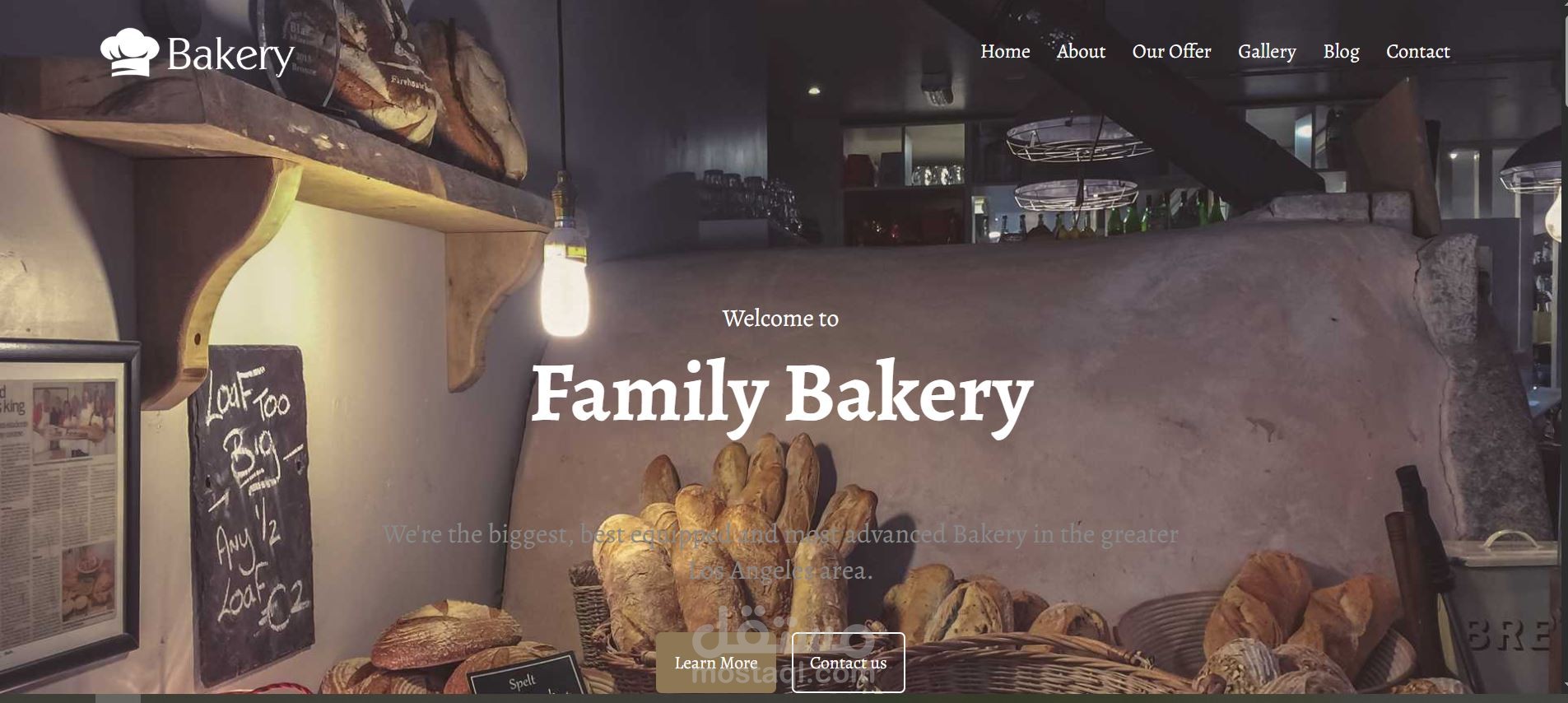 bakery website