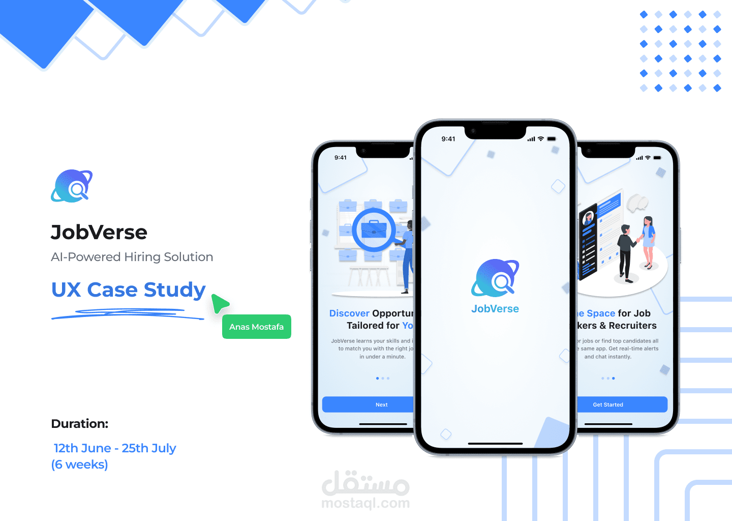 تطبيق JobVerse – منصة ذكية للتوظيف