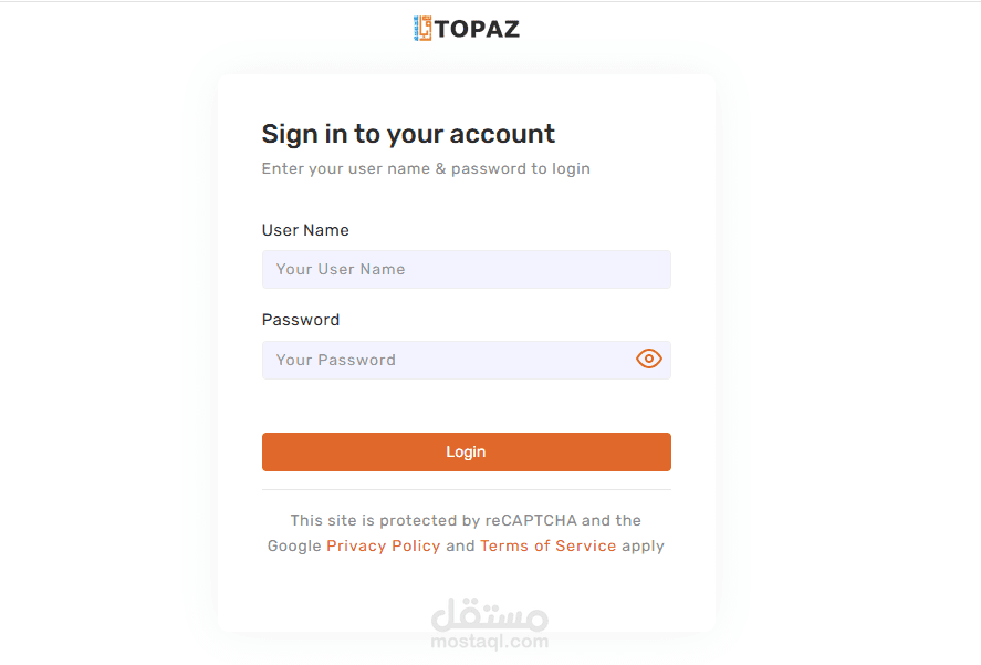 Topaz Management System