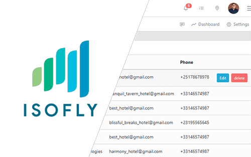 Web Platform - Isofly the hotel and reservation solution