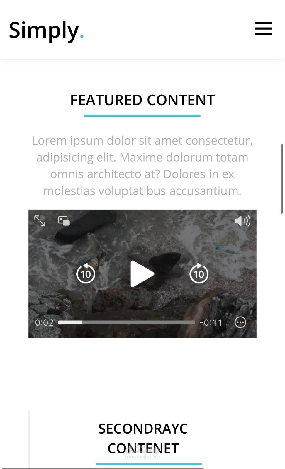 مطوّر/ة Microsites و Landing Pages