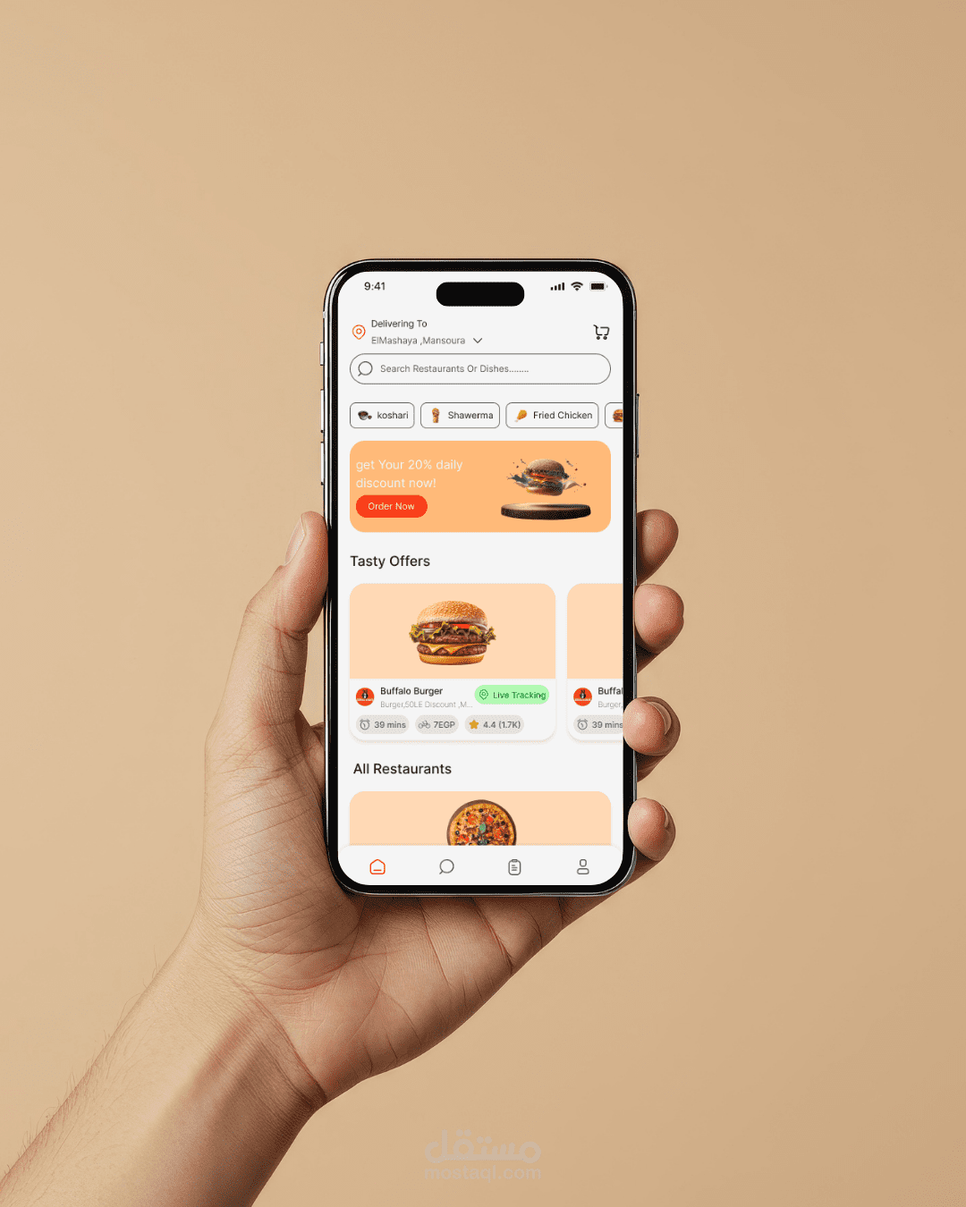 Food Delivery App – UI/UX Design
