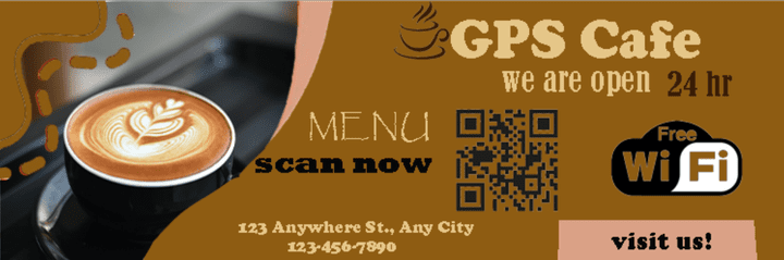 اعلان مقهى gps