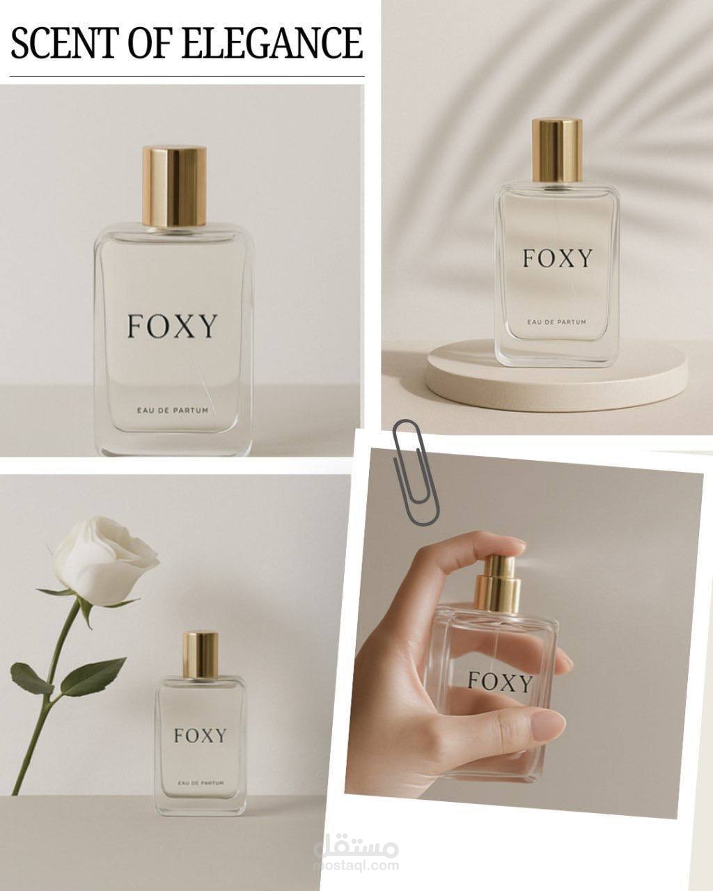 الهوية البصرية لعطور FOXY