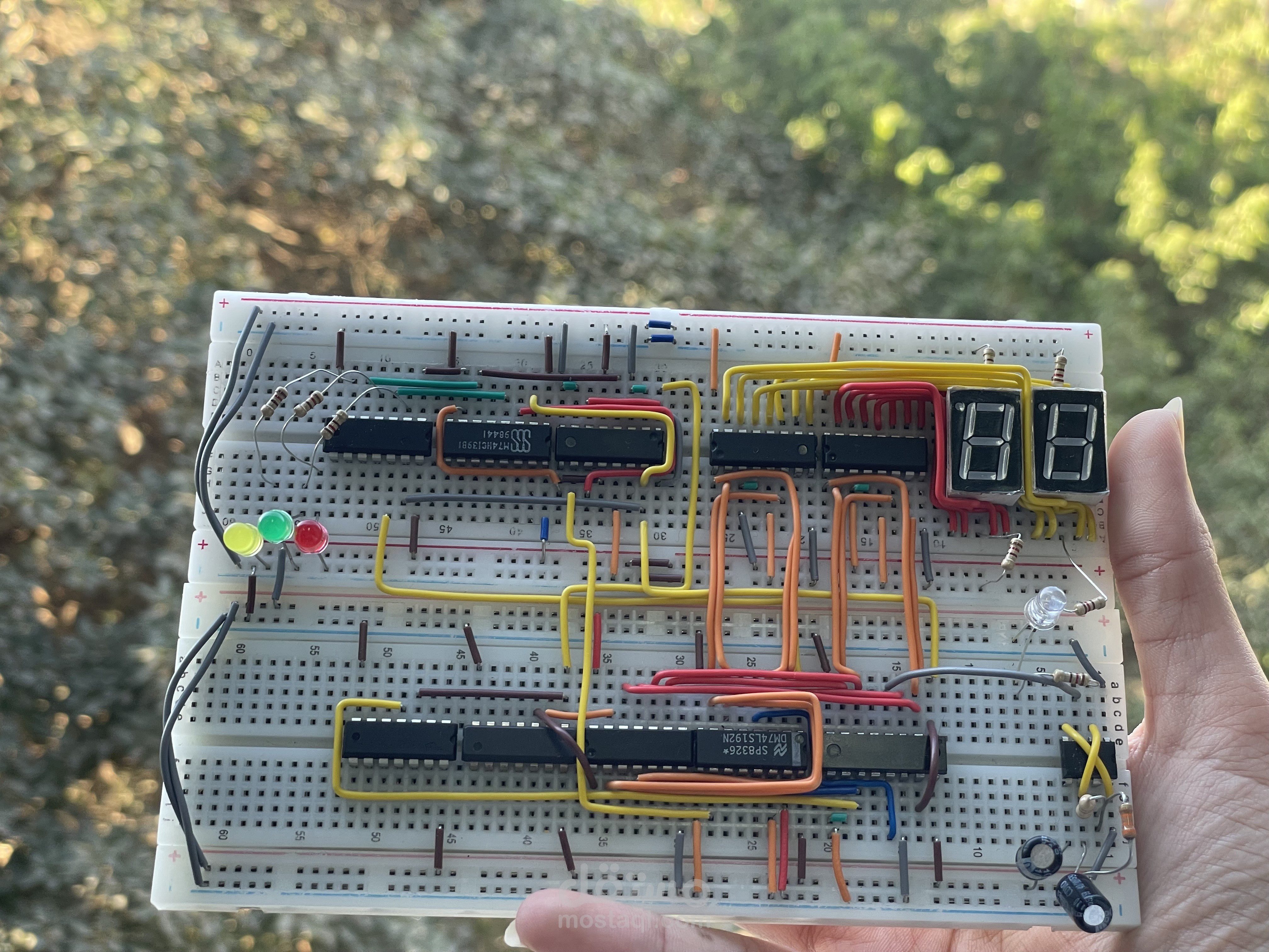 Traffic light control system