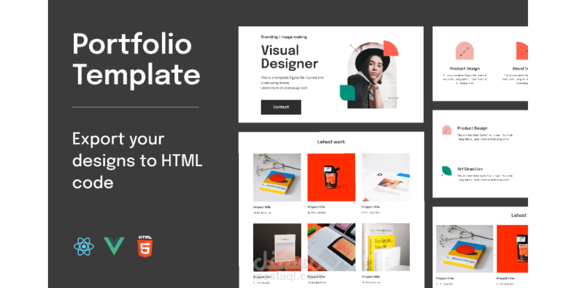 portfolio from figma with bootstrap