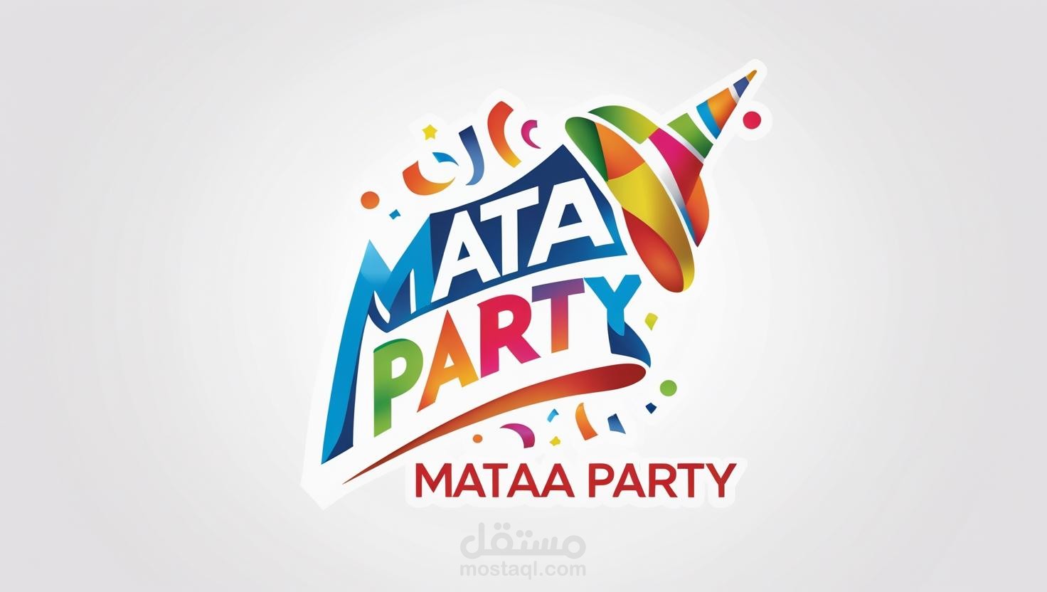 تصميم شعار لشركه حفلات باسم mata