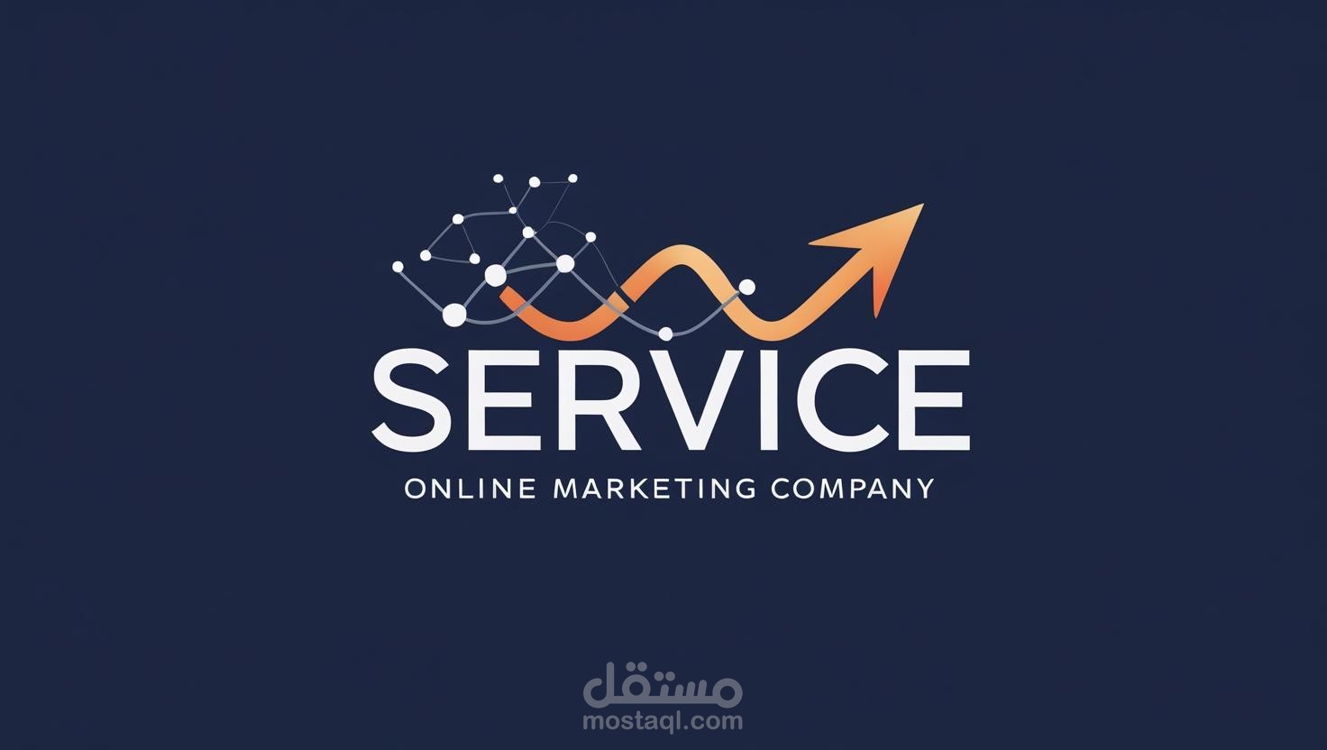 تصميم شعار لشركه تسويق الكتروني باسم. SERVICE
