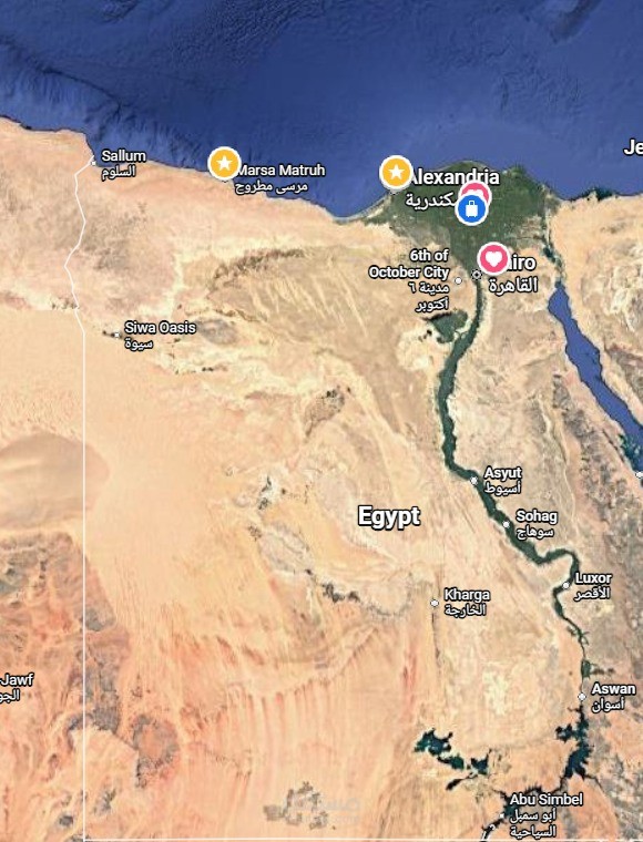 تطبيق تفاعلي لعرض بيانات الدول على الخريطة