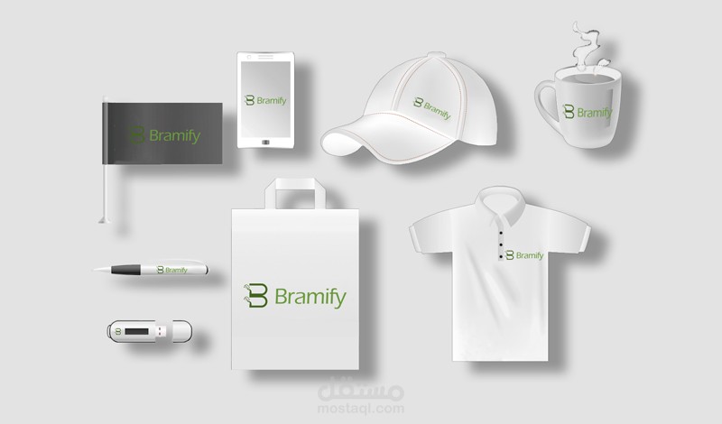 هوية بصرية لشركة  Bramify