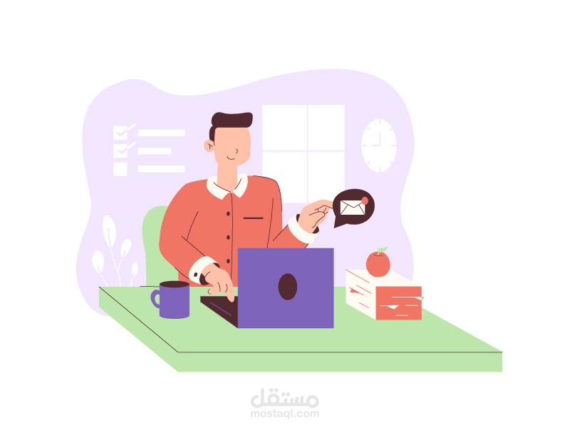 work at office